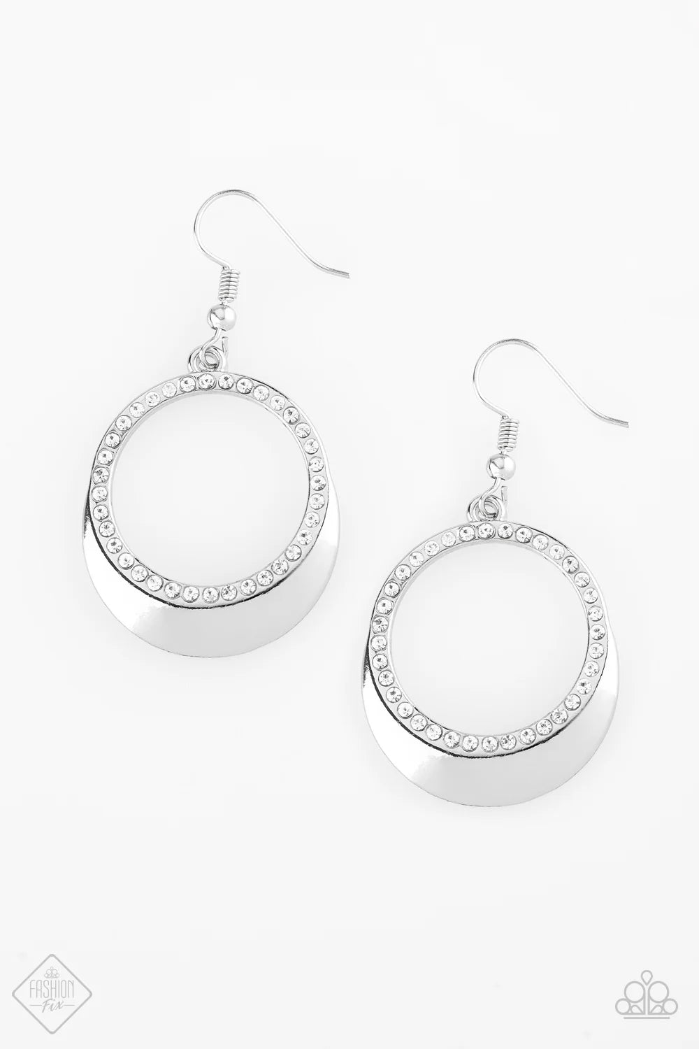 Pretty Pampered - White Earrings