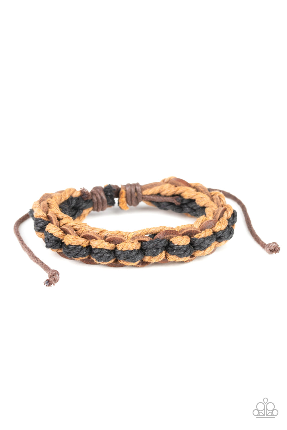 Paparazzi WEAVE It To Me - Brown Urban Bracelet 