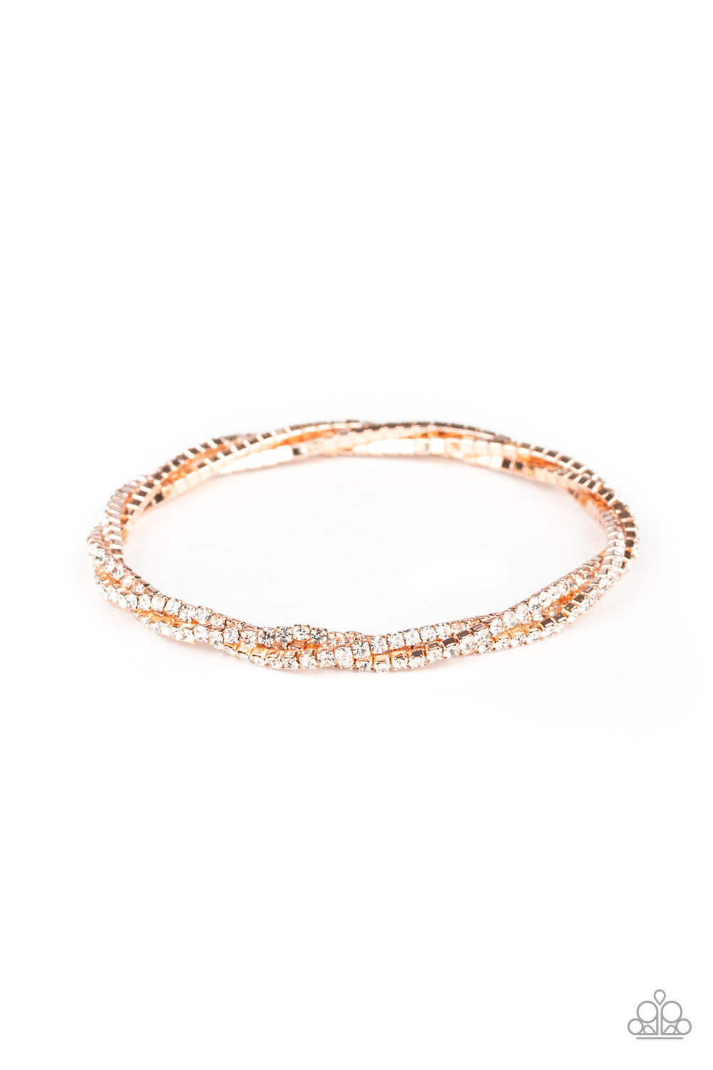 Glitzy Gleam - Rose Gold Bracelet