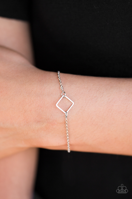 The SQUARE Minimum - Silver Bracelet