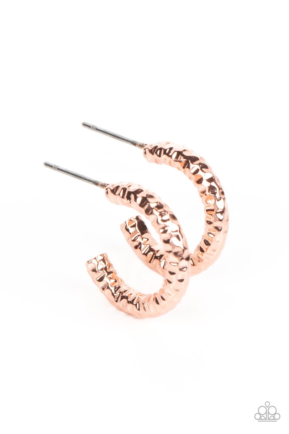 Paparazzi Wandering Wreaths - Copper Hoop Earrings 