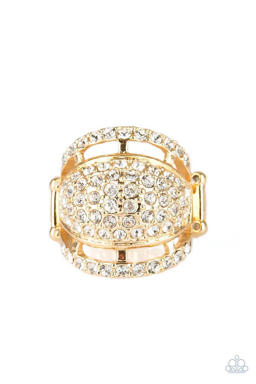 Paparazzi The Seven Figure Itch - Gold Blingy Ring 