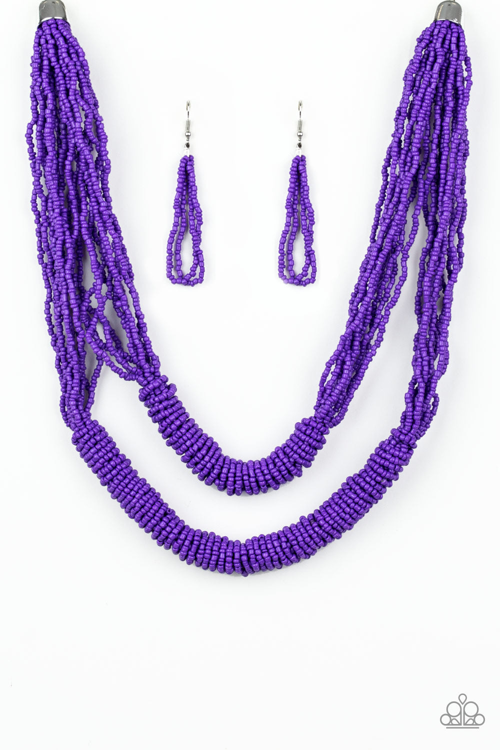 Paparazzi Right As Rainforest - Purple Necklace - Kingdom Bling Showroom