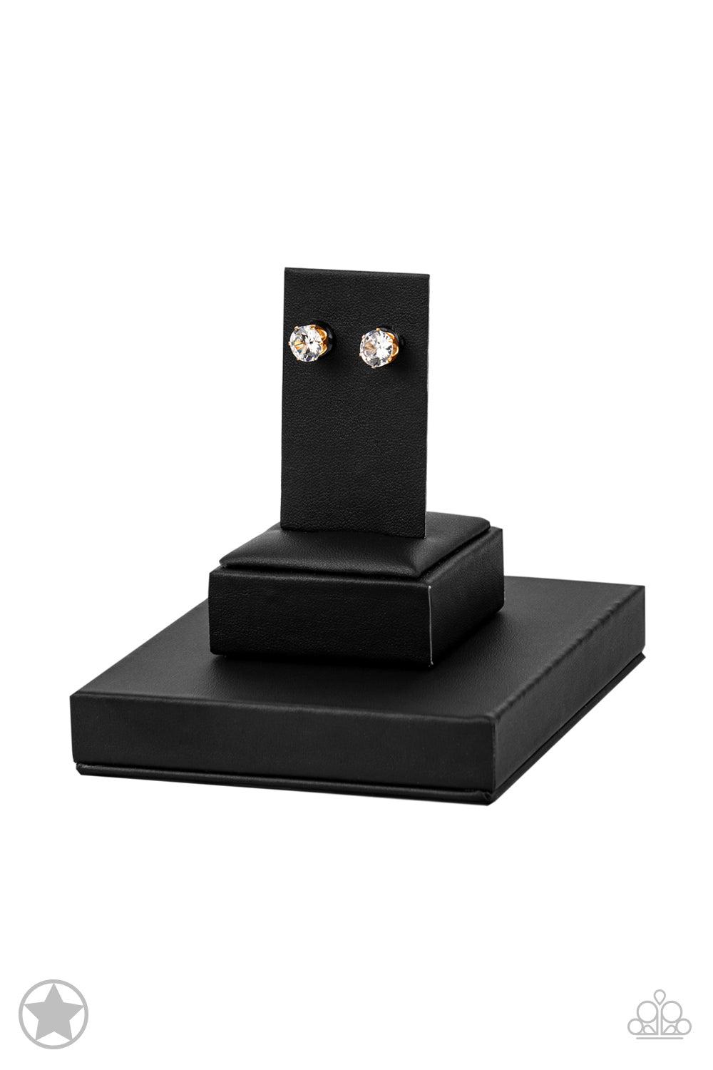 Paparazzi Just In TIMELESS - Gold Blockbuster Post Earrings 