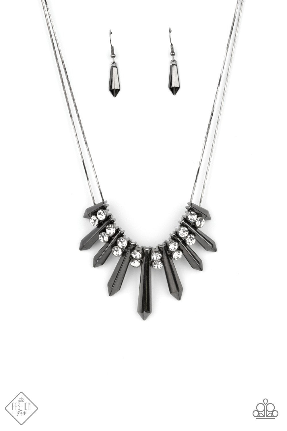 Paparazzi Dangerous Dazzle - Black Necklace 