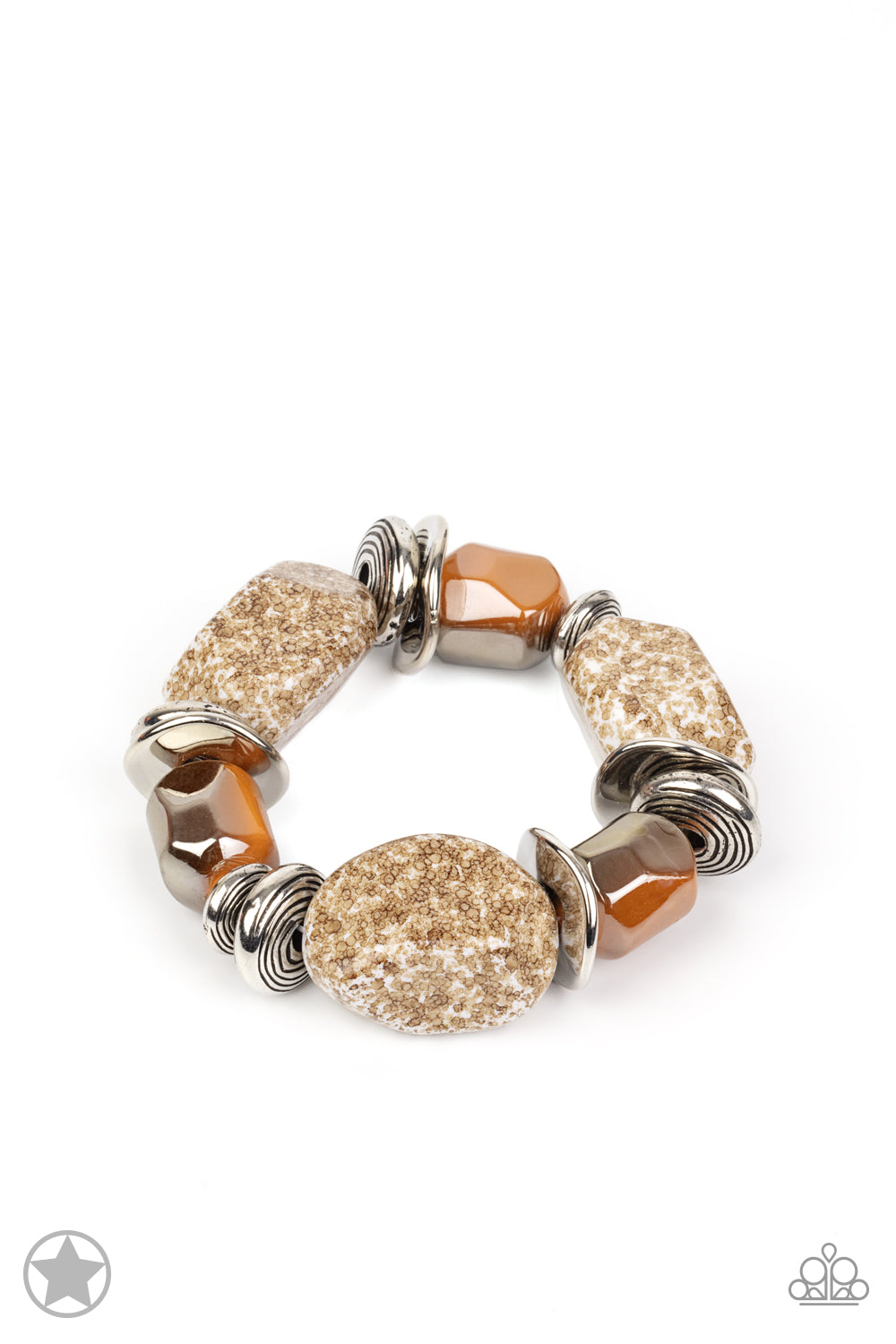 Paparazzi Glaze of Glory - Peach Blockbuster Bracelet 