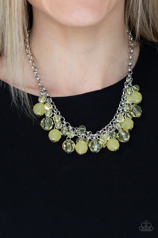 Paparazzi Fiesta Fabulous - Yellow Necklace