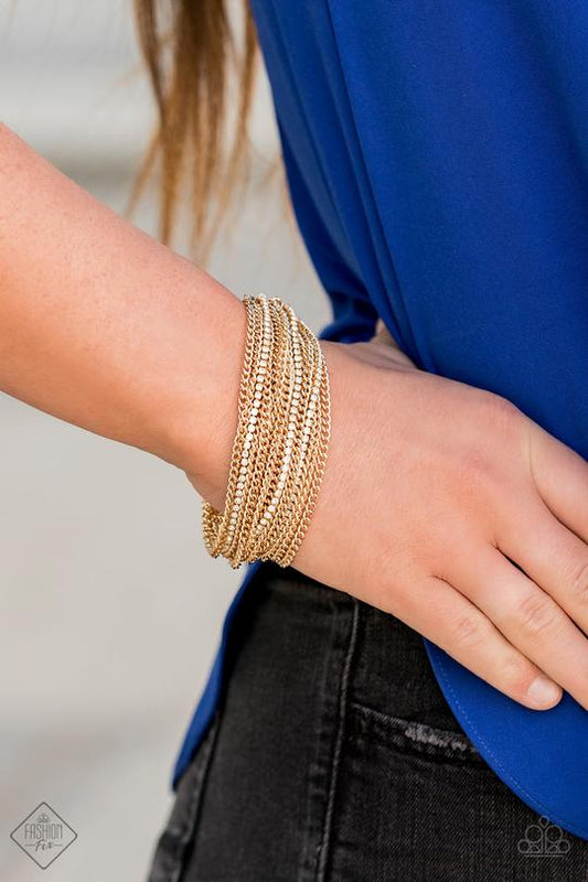 Paparazzi Pour Me Another - Gold Bracelet