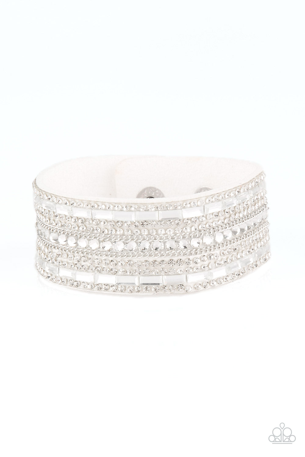 Paparazzi Rebel Radiance - White Urban Bracelet 