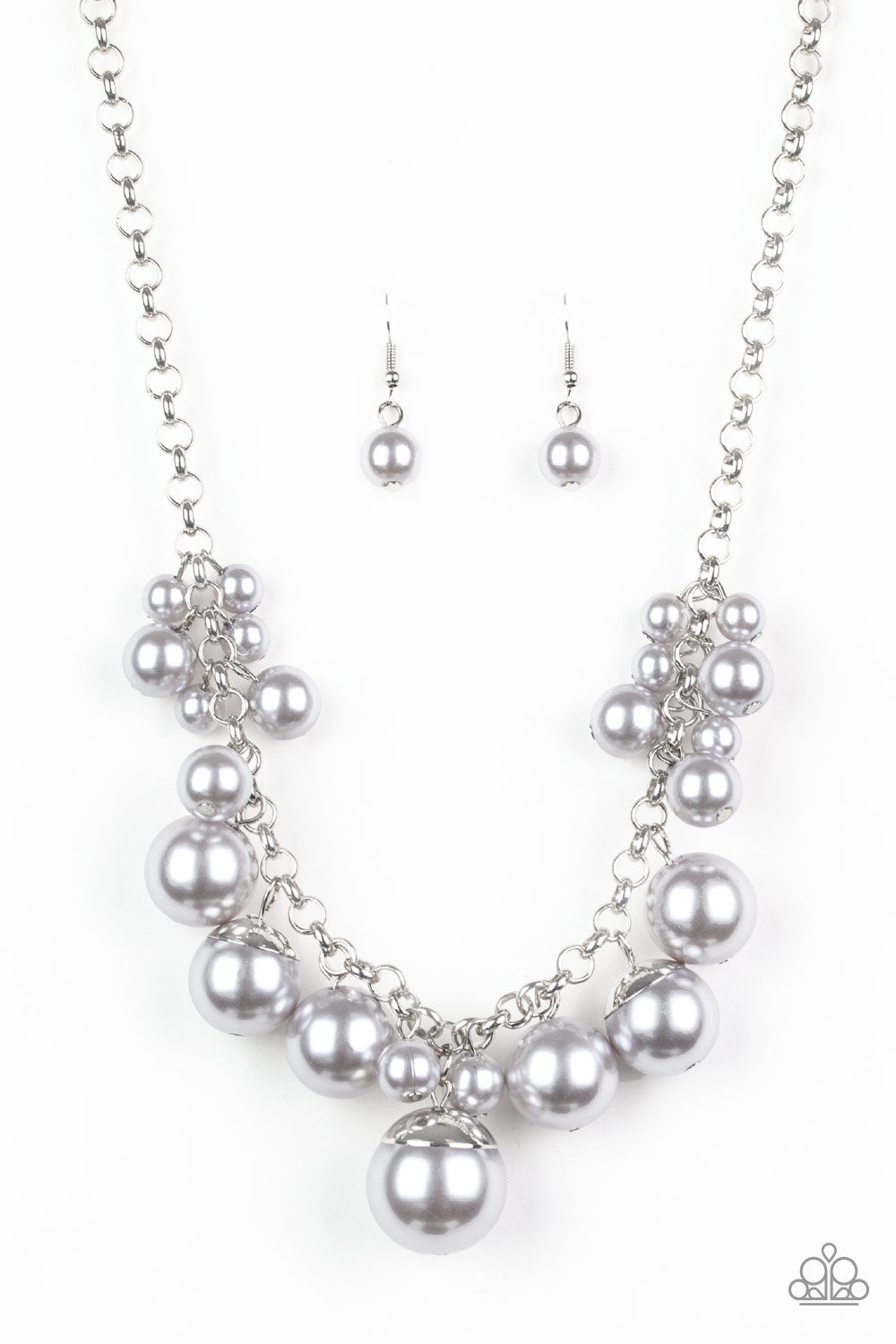 Paparazzi Broadway Belle - Silver Necklace - Kingdom Bling Showroom