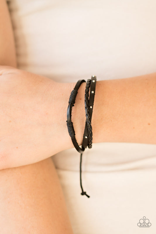 Paparazzi Ready To Roam - Black Urban Bracelet 