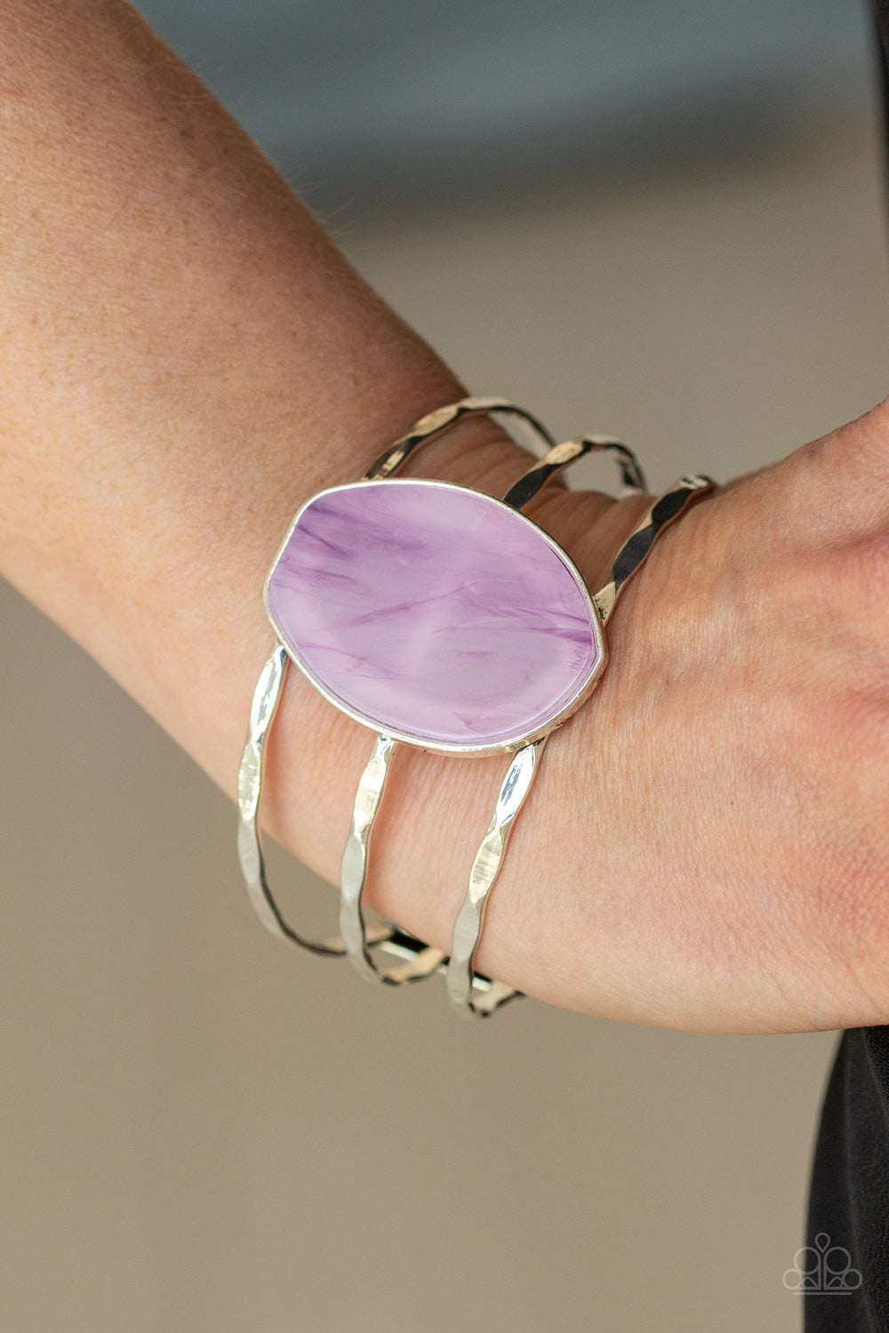 Paparazzi Canyon Dream - Purple Cuff Bracelet - Kingdom Bling Showroom