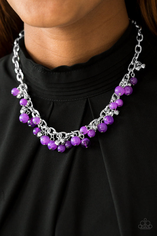 Palm Beach Boutique - Purple Necklace