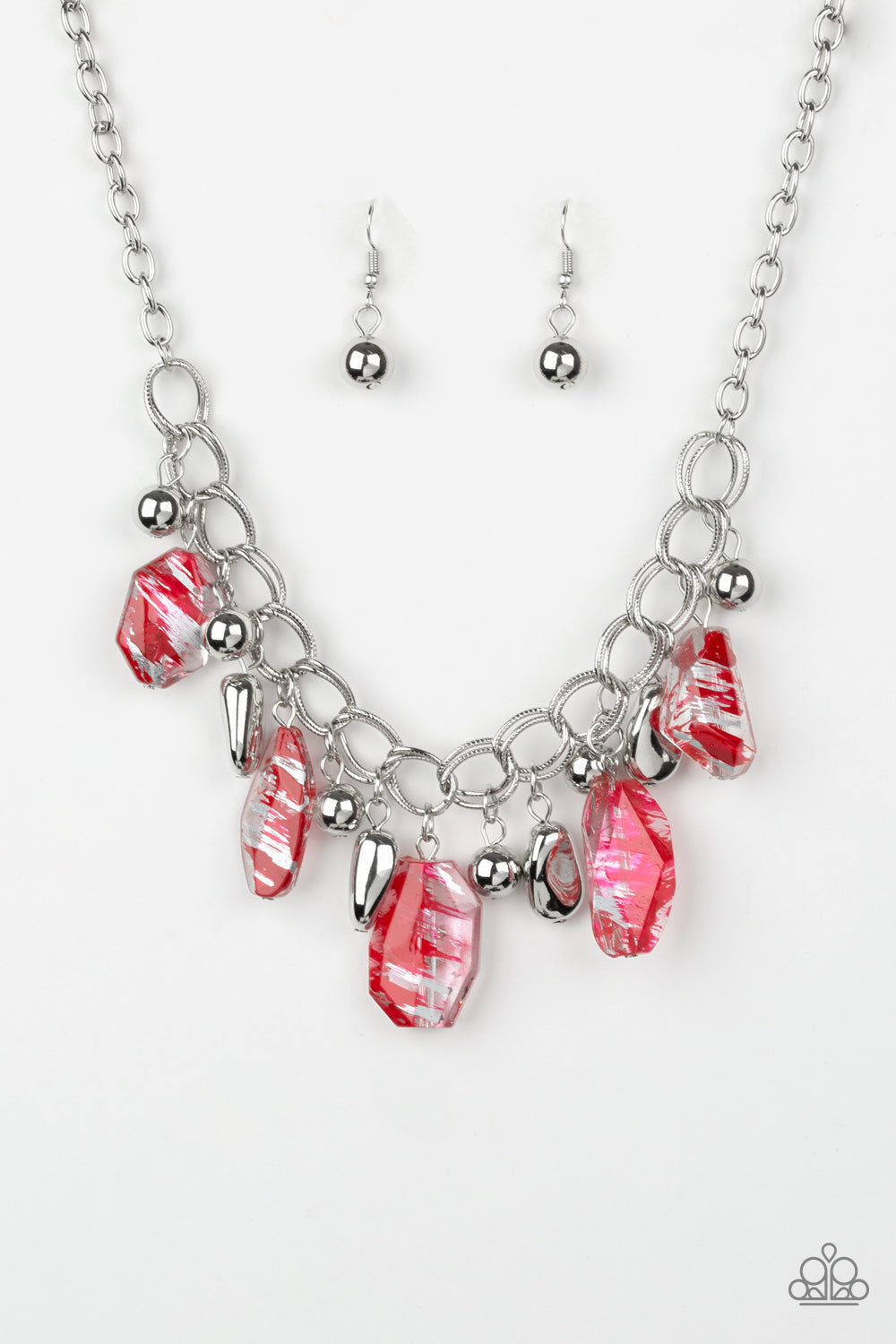 Paparazzi Chroma Drama - Red Necklace 