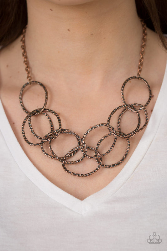 Paparazzi Circus Royale - Copper Necklace 