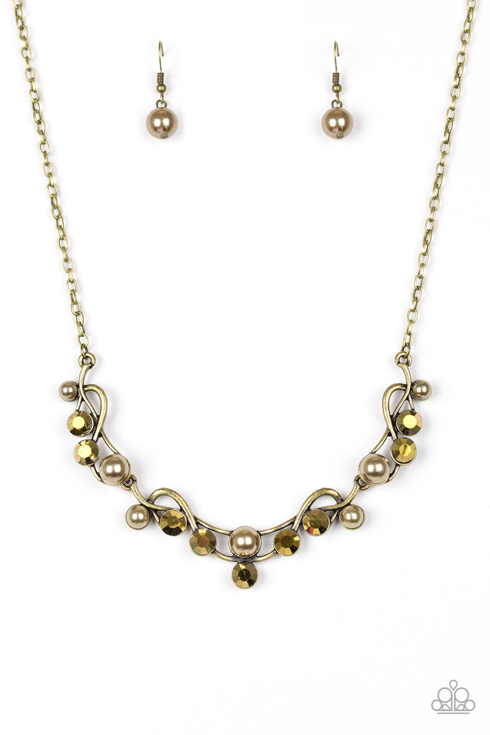 Paparazzi Tie The Knot - Brass Necklace 