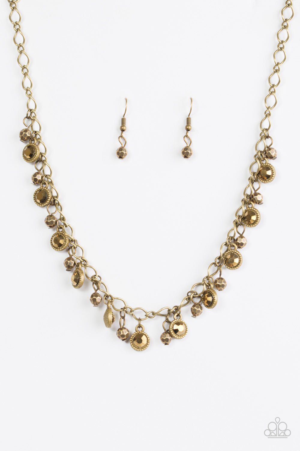 Paparazzi City Couture - Brass Necklace 