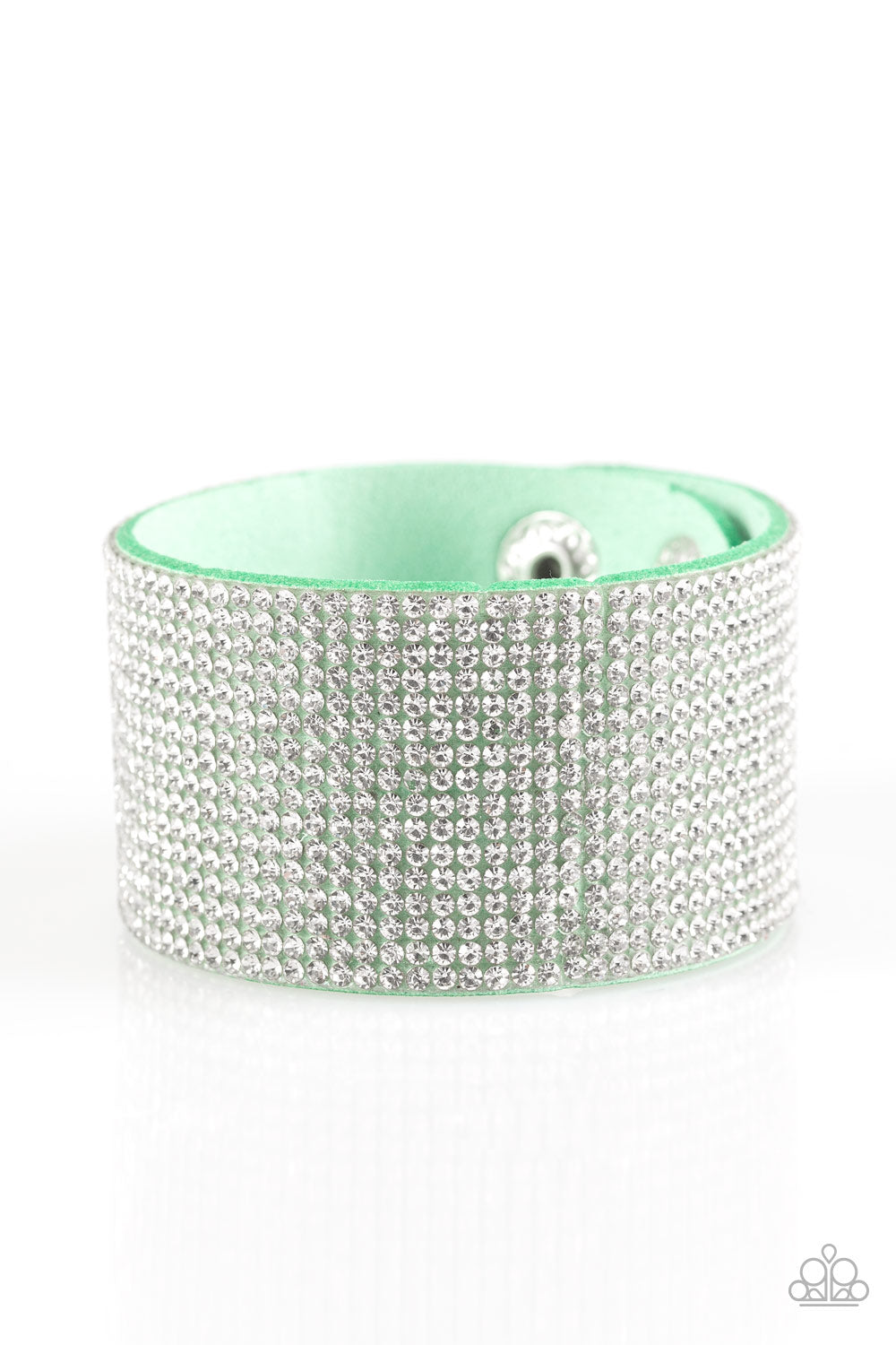 Paparazzi Roll With The Punches - Green Urban Bracelet 