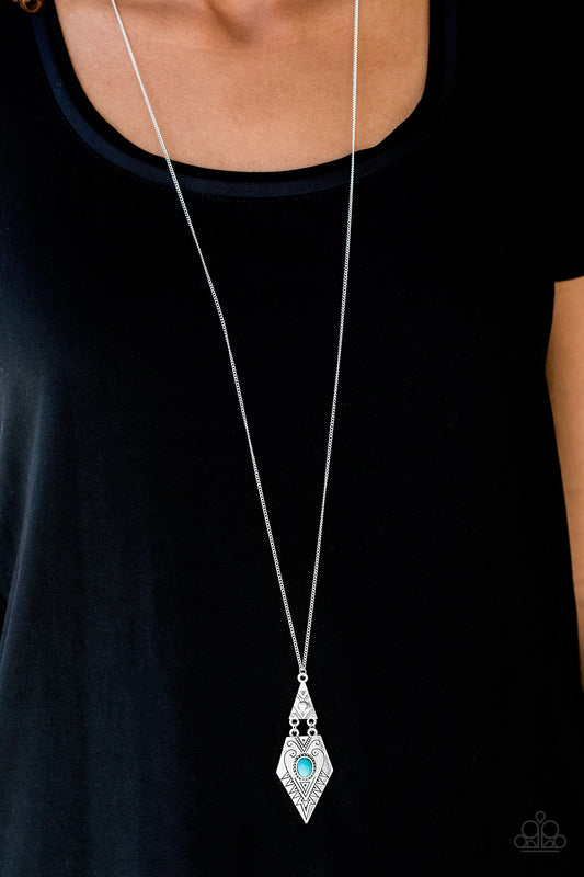 Paparazzi Just A Mirage - Blue Necklace 