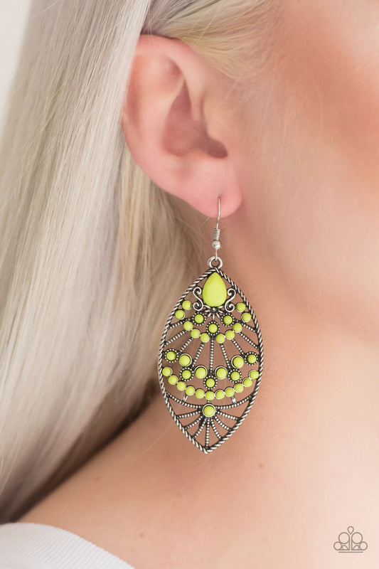 Eastern Extravagance - Green Earring