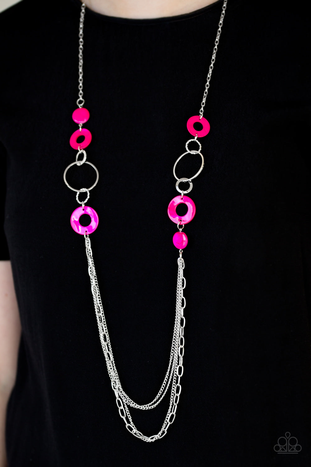 Paparazzi Tropical Sunsets - Pink Necklace 