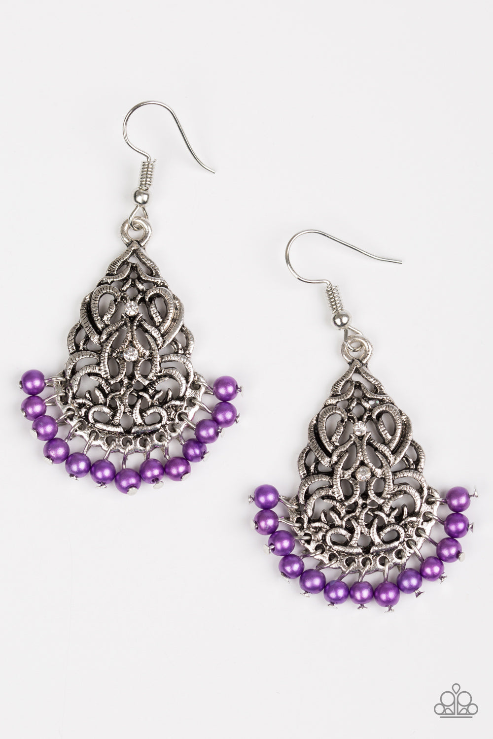 BAROQUE The Bank - Purple Earrings 