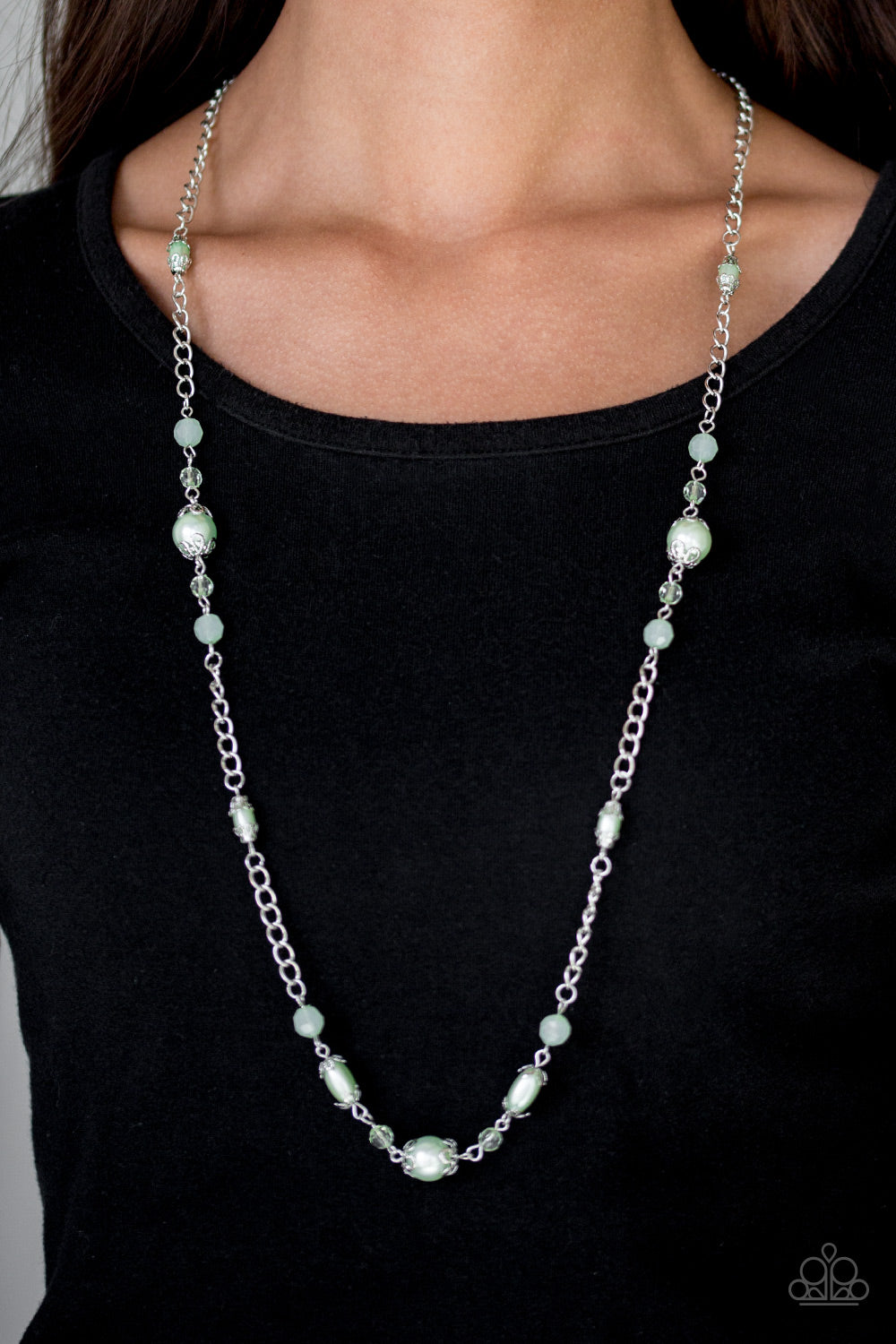 Magnificently Milan - Green Necklace 