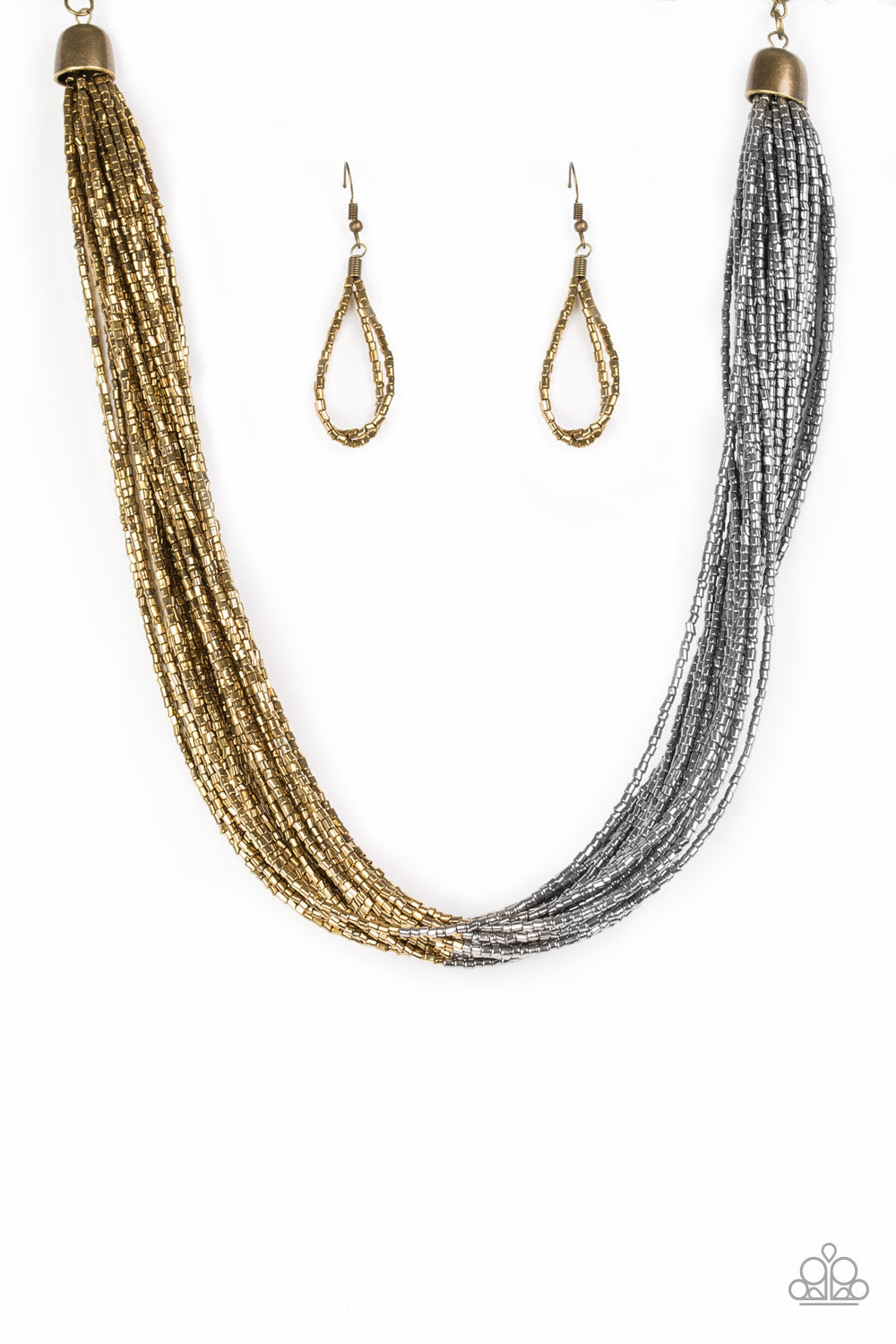 Flashy Fashion - Brass Necklace