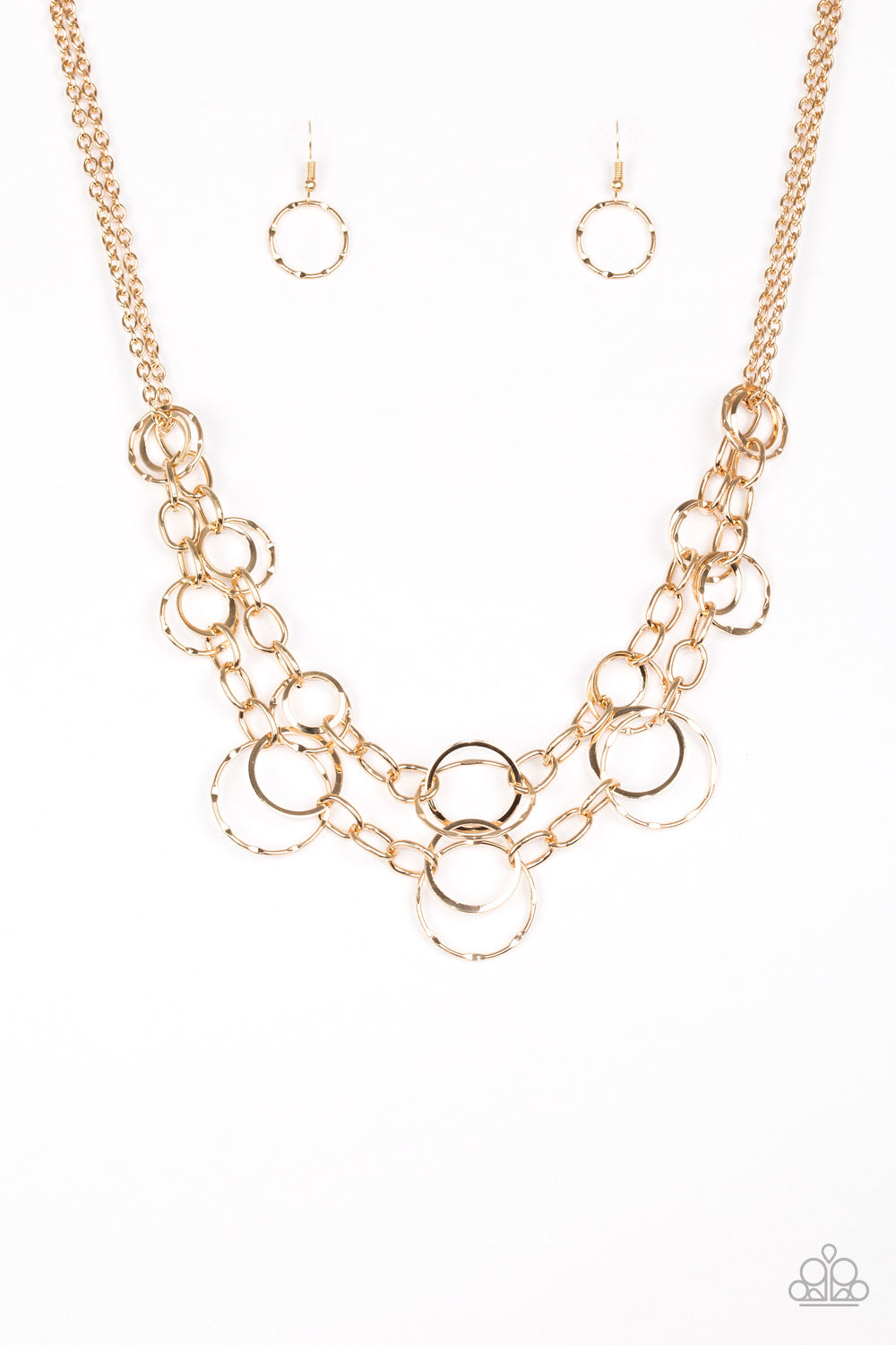 Paparazzi Urban Center - Gold Necklace 