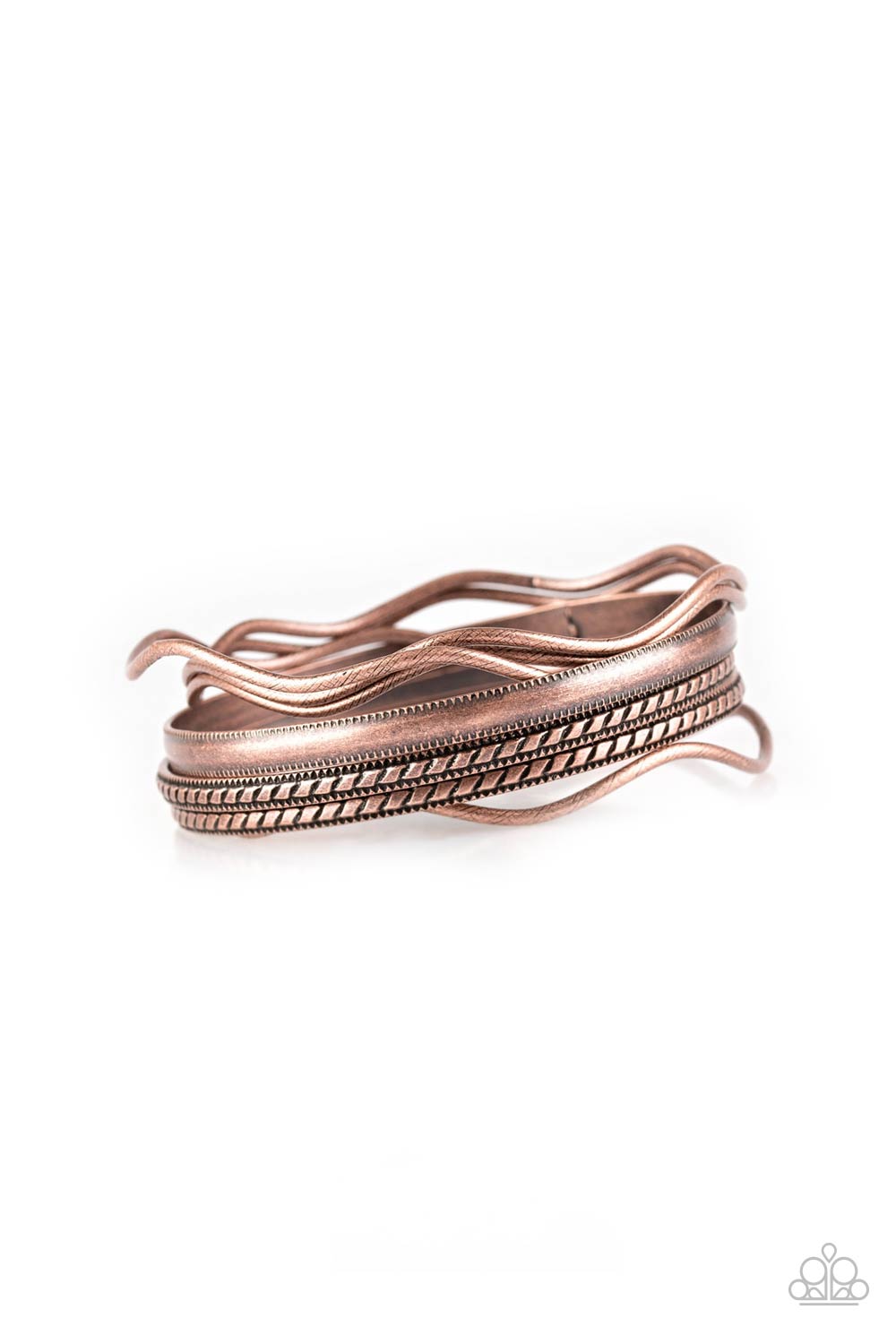 Paparazzi Zesty Zimbabwe - Copper Bracelet 