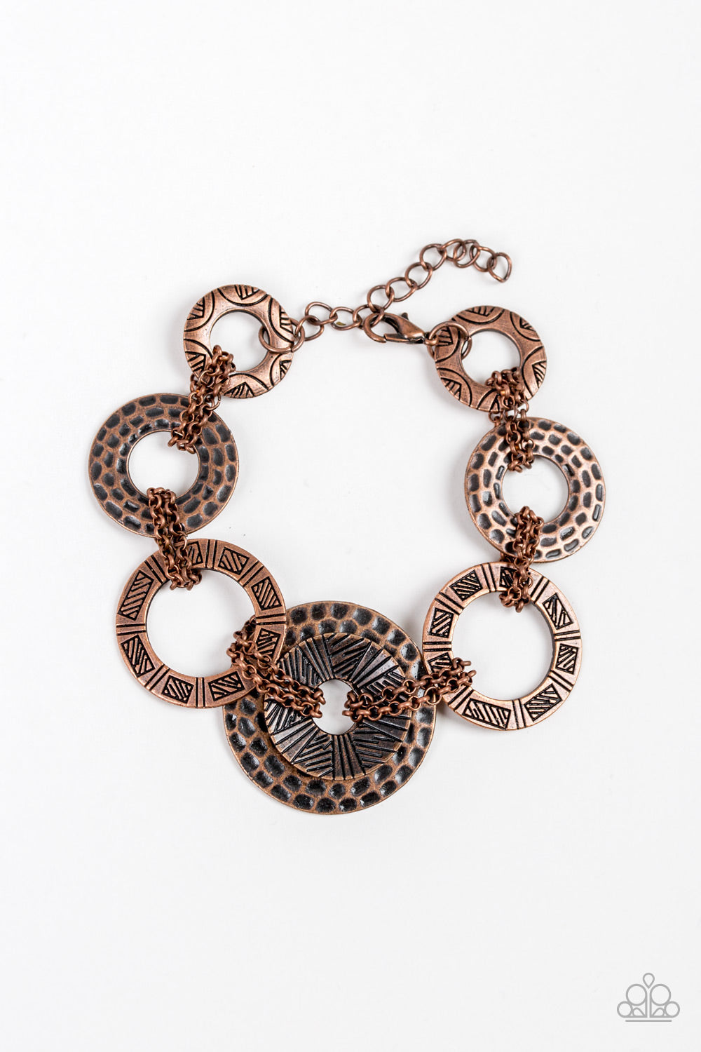 Paparazzi Way Wild - Copper Bracelet 