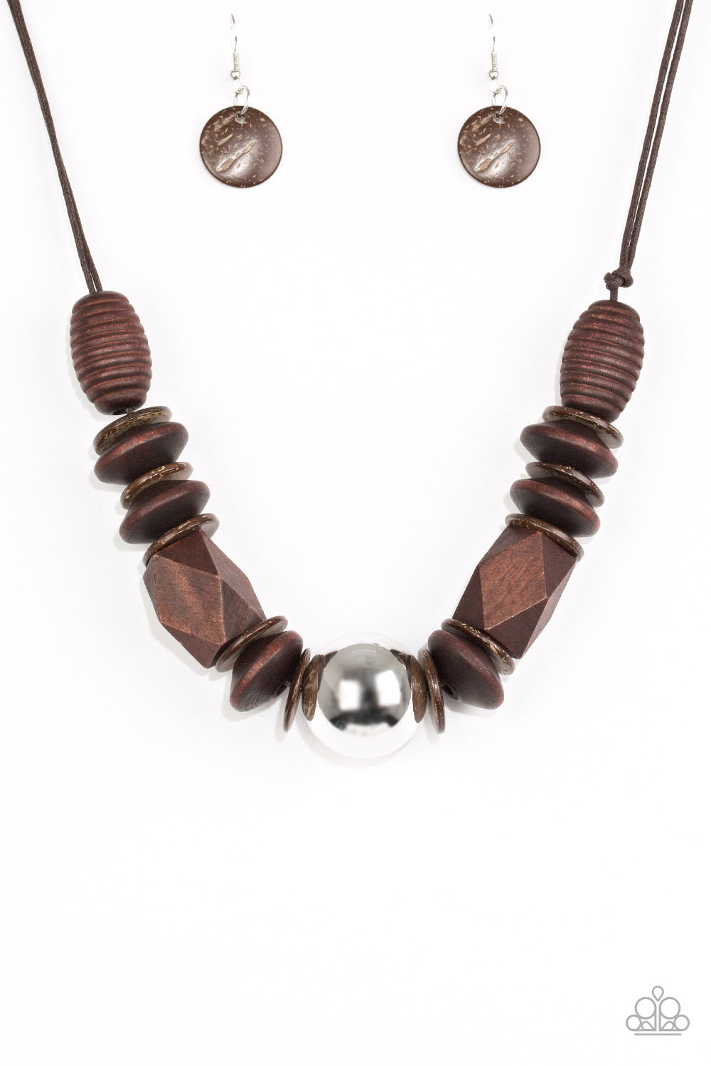 Grand Turks Getaway - Brown Necklace