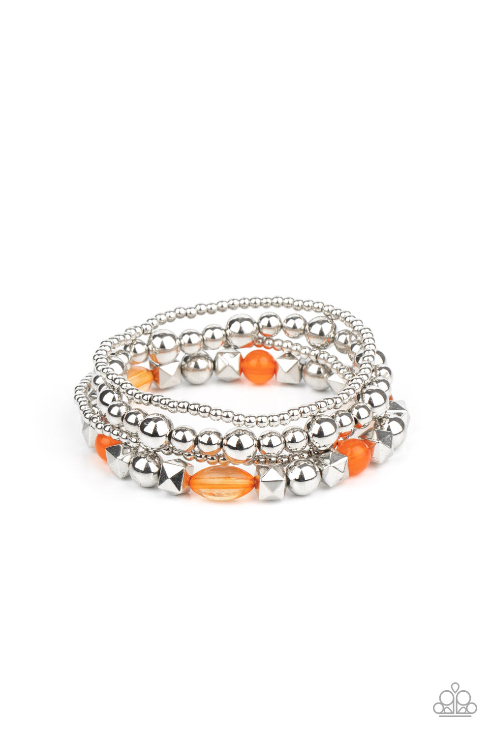 Paparazzi Babe-alicious - Orange Bracelet 