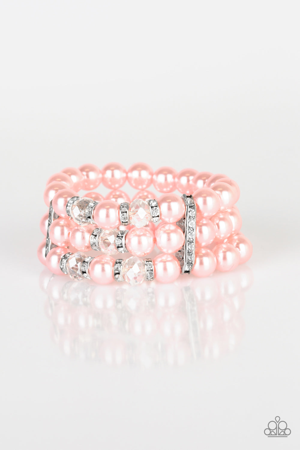 Paparazzi Undeniably Dapper - Pink Bracelet 