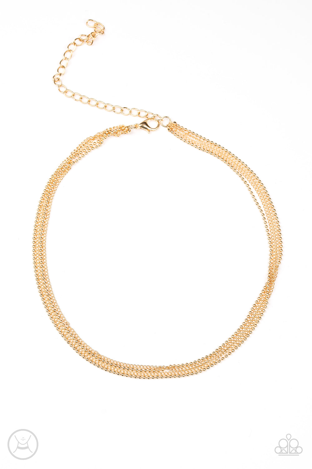 Paparazzi If You Dare - Gold Choker 