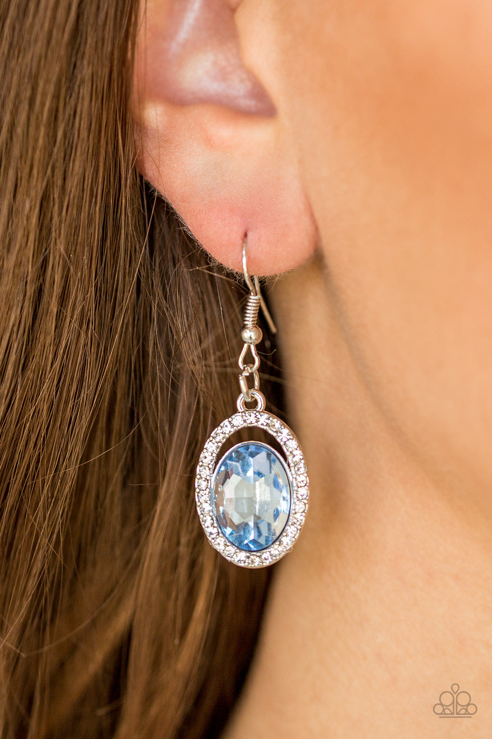 Imperial SHINE-ness - Blue Earrings 