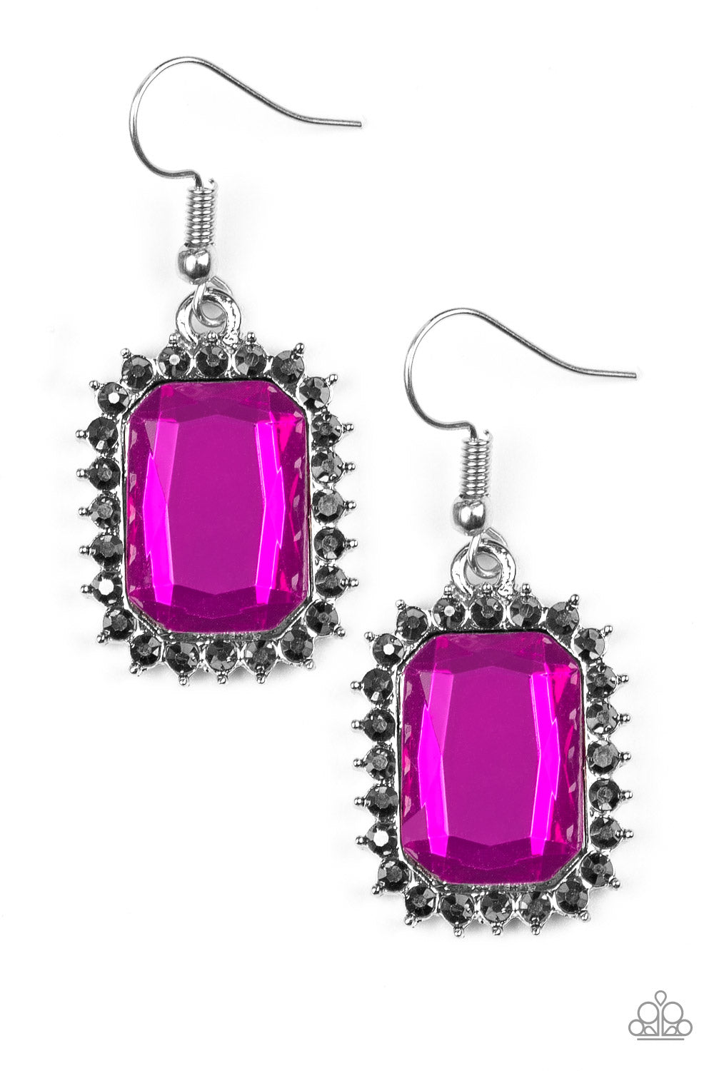 Downtown Dapper - Pink Earrings