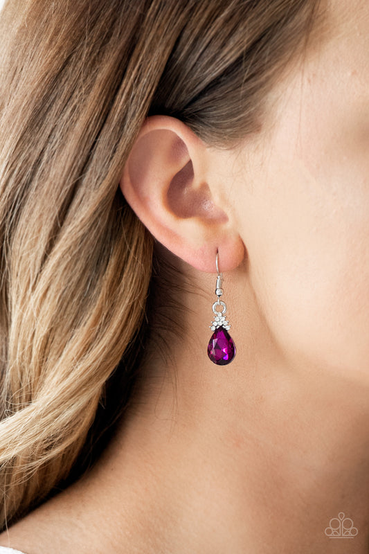 5th Avenue Fireworks - Pink Earrings