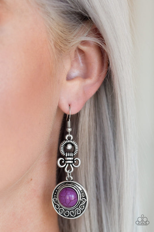 Southern Serenity - Purple Earrings 