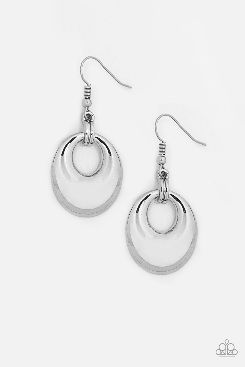 In The BRIGHT Place At The BRIGHT Time - Silver Earrings