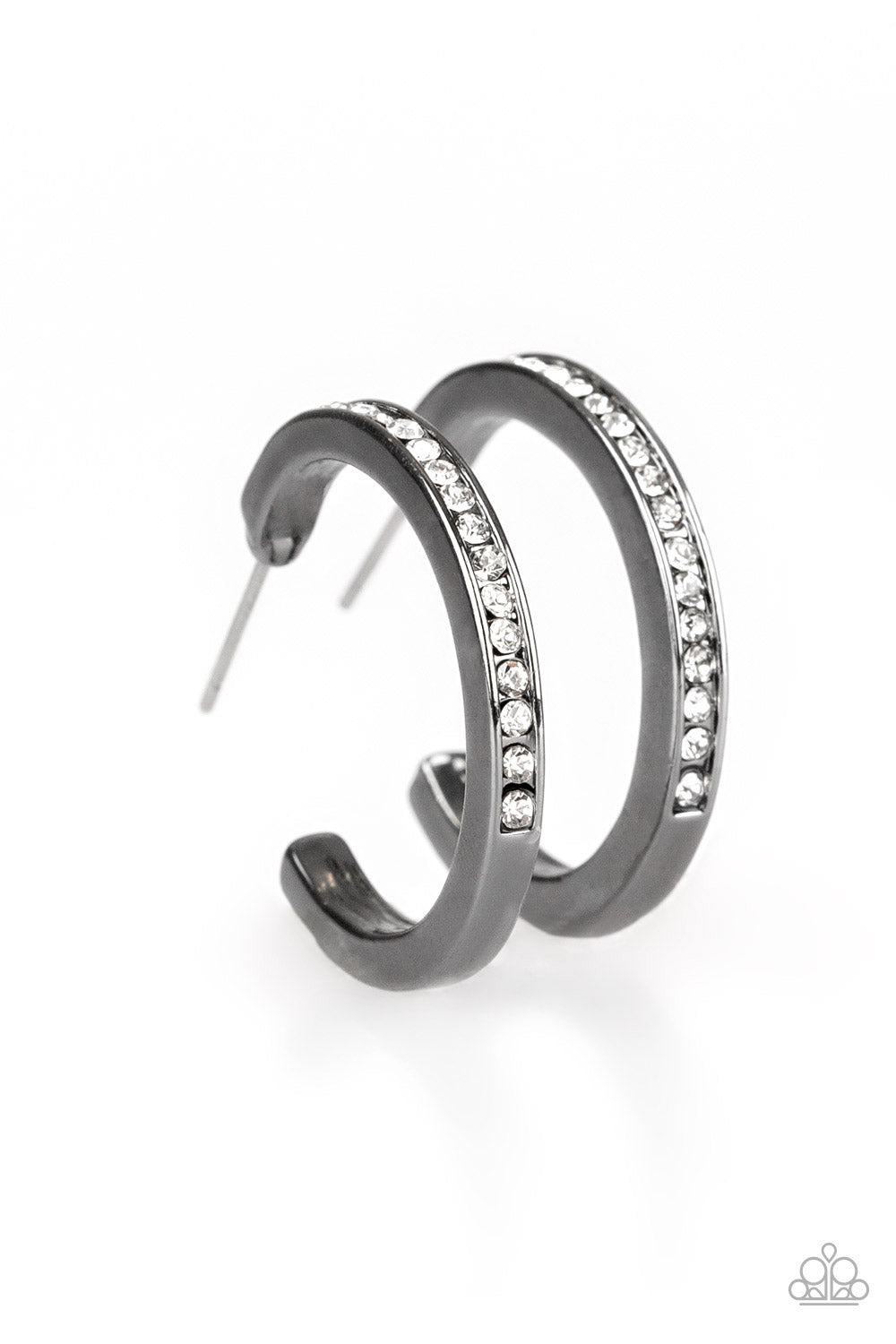 Hoop Haven - Black Hoop Earrings 