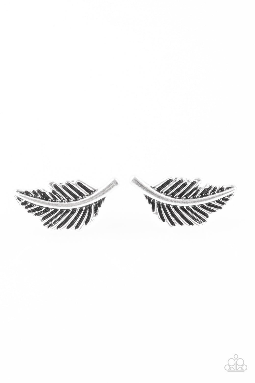 Flying Feathers - Silver Earring