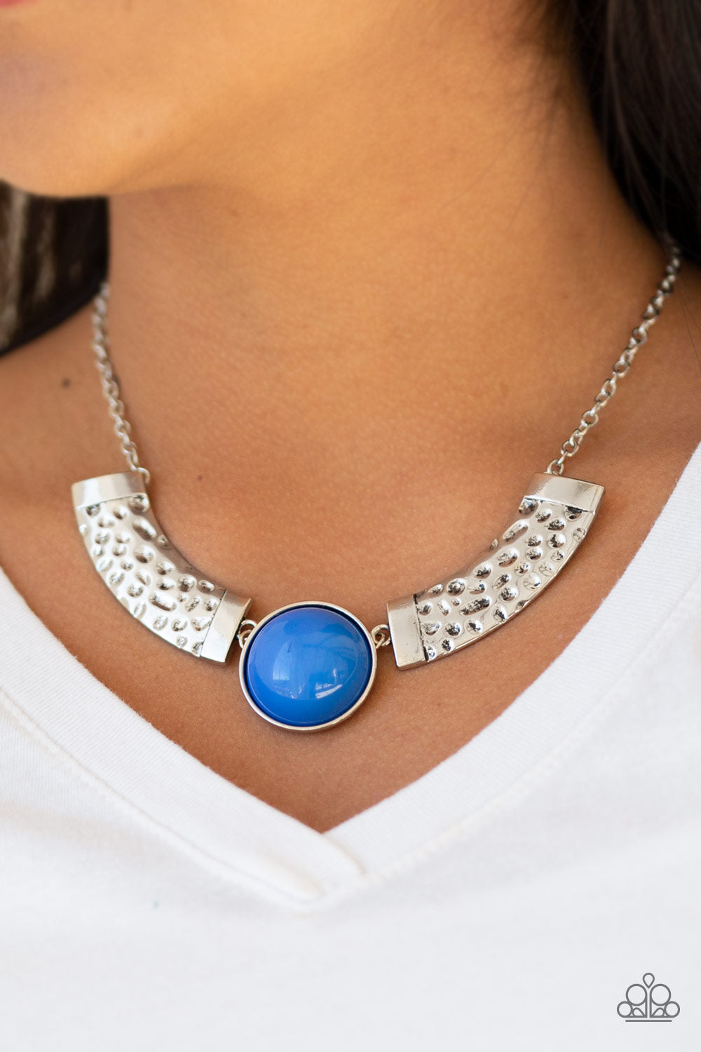 Egyptian Spell -Blue Necklace 