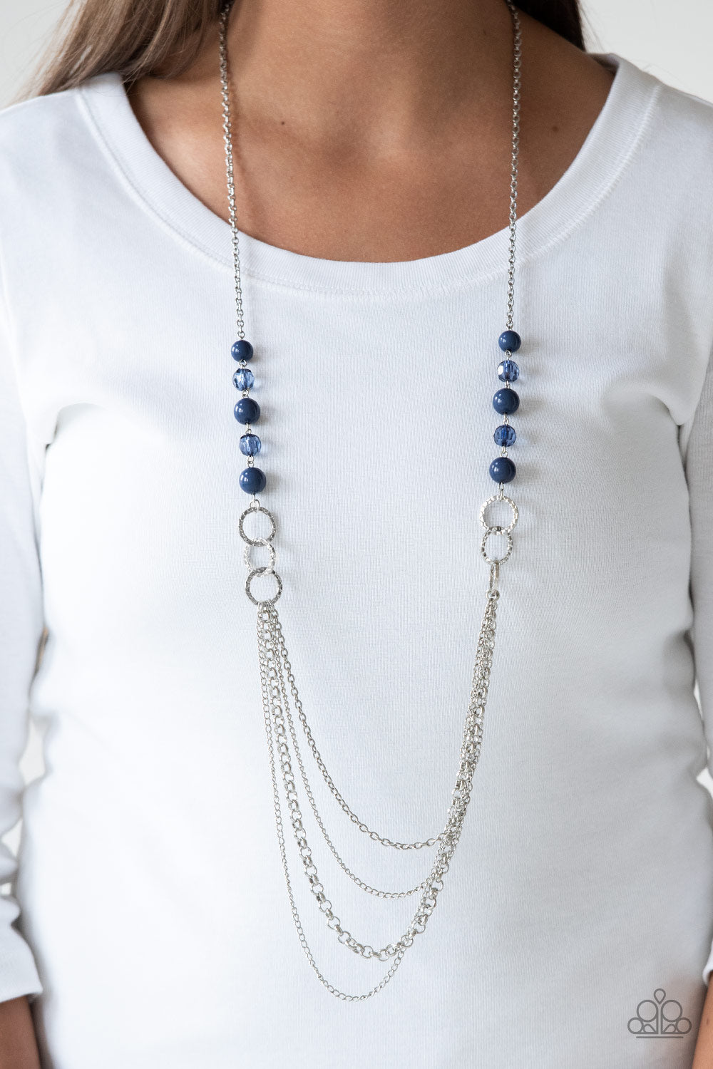 Paparazzi Vividly Vivid - Blue Necklace