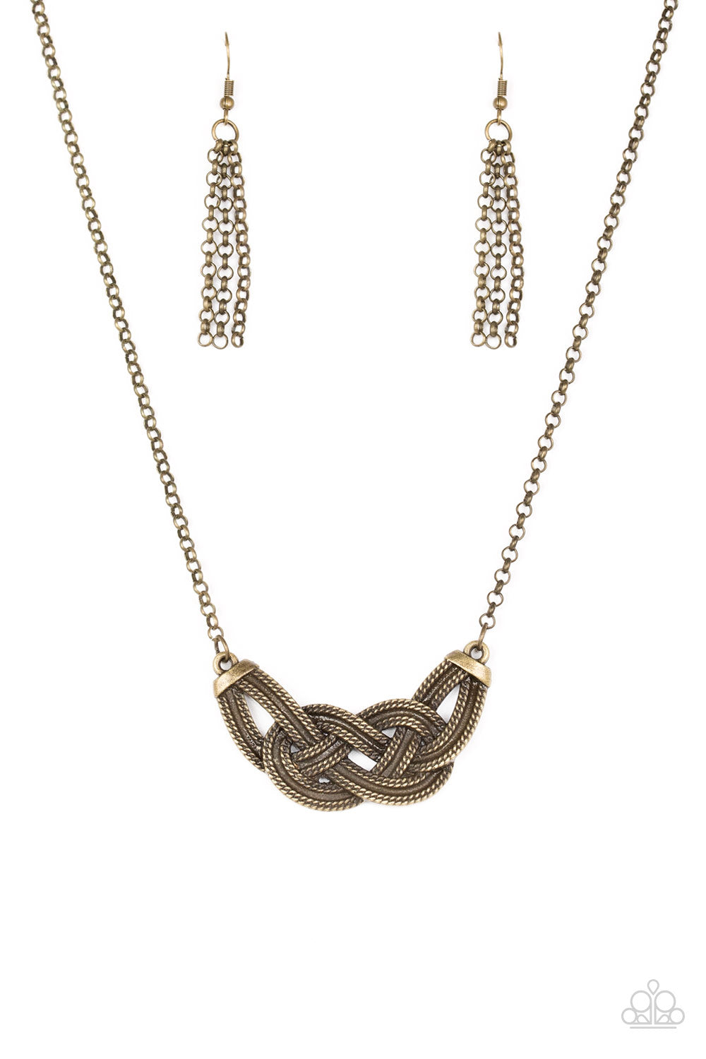 Nautically Naples - Brass Necklace 