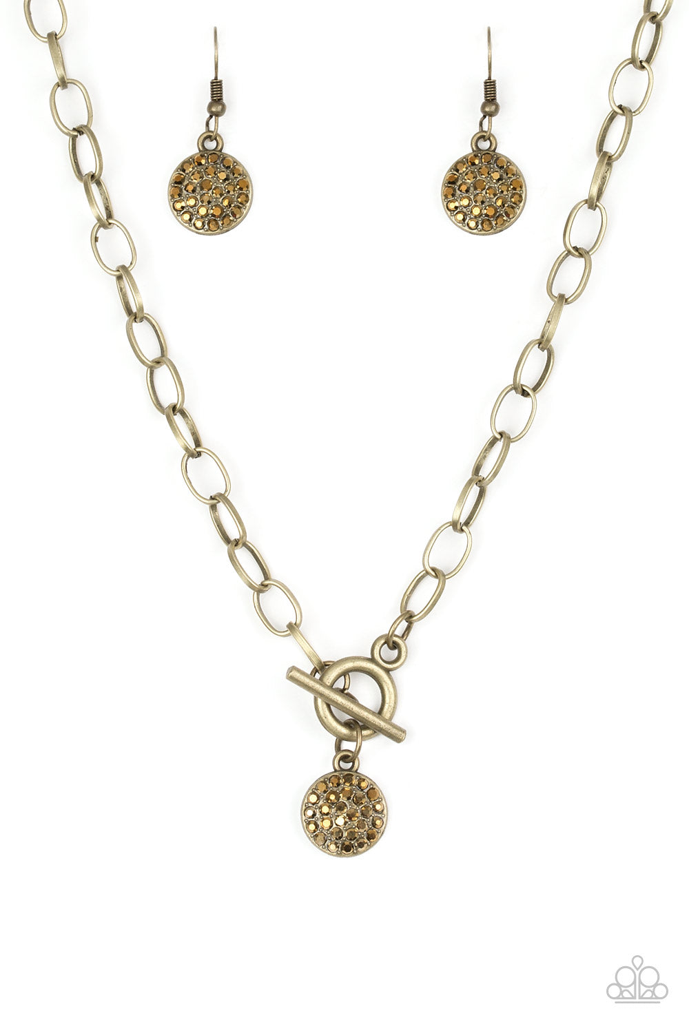 Sorority Sisters - Brass Necklace 