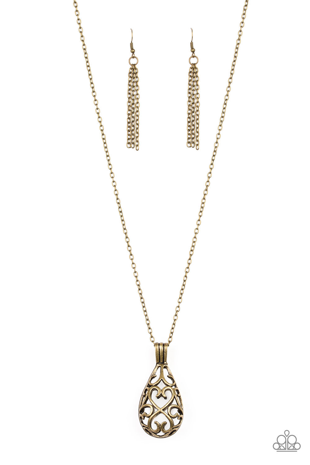 x Paparazzi Magic Potions - Brass Necklace 