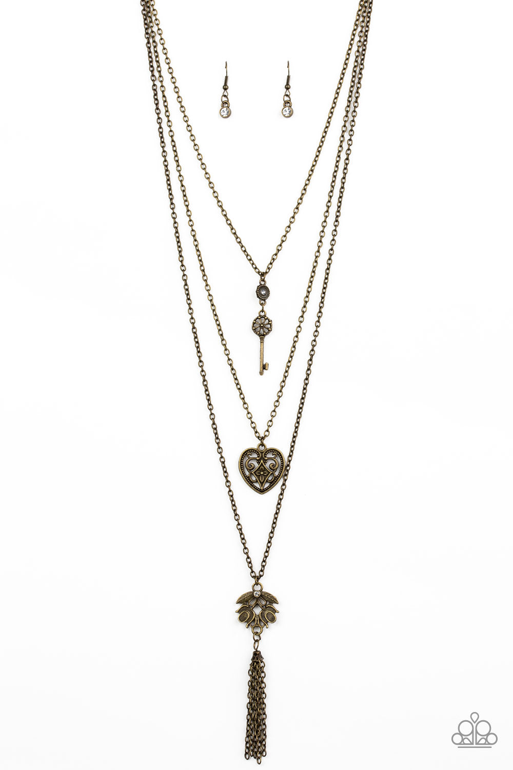 Paparazzi Love Opens All Doors - Brass Necklace 