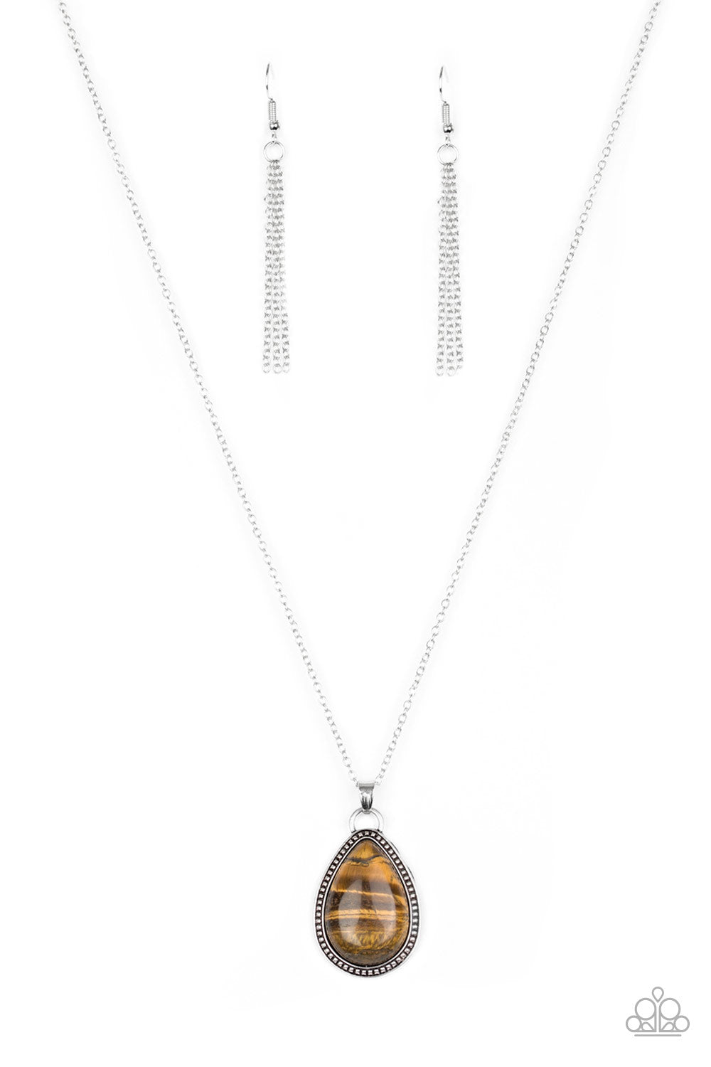 On The Home FRONTIER - Brown Necklace 