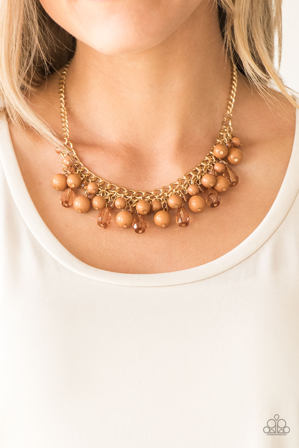 Paparazzi Tour de Trendsetter - Brown Necklace 